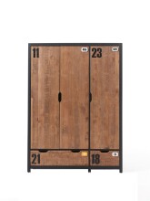 Drehtürenschrank >ALEX< in Kiefer...