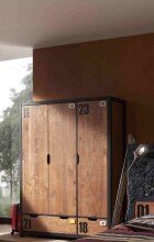 Drehtürenschrank >ALEX< in Kiefer...