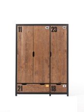 Drehtürenschrank >ALEX< in Kiefer...