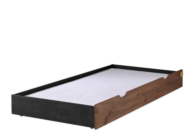 Bettschubkasten >ALEX< in Kiefer gebürstet - 190x22,8x93,5 (BxHxT)