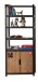 Bücherregal >ALEX< in Kiefer gebürstet aus Massive Kiefer - 80x200x40cm (BxHxT)