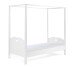 Himmelbett >AMORI< in Weiß aus Massiv Kiefer und MDF - 211,3x187,3x96cm (BxHxT)