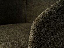 4-Fußstuhl >Eivissa< (2er Set) in Olive/Schwarz - 57x80x59 (BxHxT)