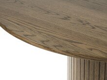 Esstisch >Nerja< in Klar Lackiert - 120x75x120 (BxHxT)