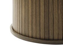 Esstisch >Nerja< in Klar Lackiert - 120x75x120 (BxHxT)