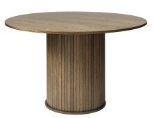 Esstisch >Nerja< in Klar Lackiert - 120x75x120 (BxHxT)