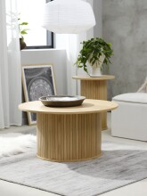 Couchtisch >Nerja< in Klar Lackiert - 45 (H)