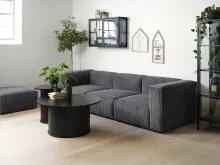 Couchtisch >Nerja< in Klar Lackiert - 45 (H)
