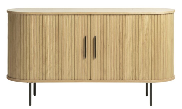 Sideboard >Nerja< in Eiche furniert - 140x76x45 (BxHxT)
