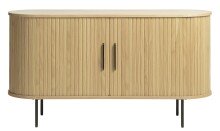 Sideboard >Nerja< in Eiche furniert - 140x76x45...