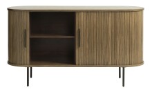 Sideboard >Nerja< in Eiche braun furniert - 140x76x45 (BxHxT)