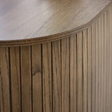 Sideboard >Nerja< in Eiche braun furniert - 140x76x45 (BxHxT)