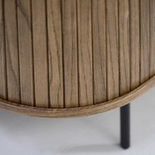 Sideboard >Nerja< in Eiche braun furniert - 140x76x45 (BxHxT)
