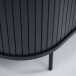 Sideboard >Nerja< in Schwarz - 140x76x45 (BxHxT)