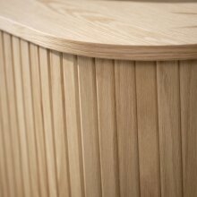 Highboard >Nerja< in Eiche furniert - 100x118x45 (BxHxT)