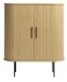 Highboard >Nerja< in Eiche furniert - 100x118x45 (BxHxT)