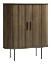 Highboard >Nerja< in Eiche braun furniert -...