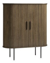 Highboard >Nerja< in Eiche braun furniert -...