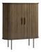 Highboard >Nerja< in Eiche braun furniert - 100x118x45 (BxHxT)
