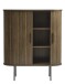 Highboard >Nerja< in Eiche braun furniert - 100x118x45 (BxHxT)