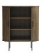 Highboard >Nerja< in Eiche braun furniert - 100x118x45 (BxHxT)