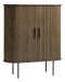 Highboard >Nerja< in Eiche braun furniert - 100x118x45 (BxHxT)