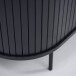 Highboard >Nerja< in Schwarz  - 100x118x45 (BxHxT)