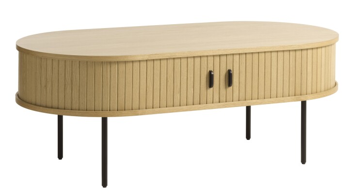 Couchtisch >Nerja< in Eiche furniert - 120x45x60 (BxHxT)