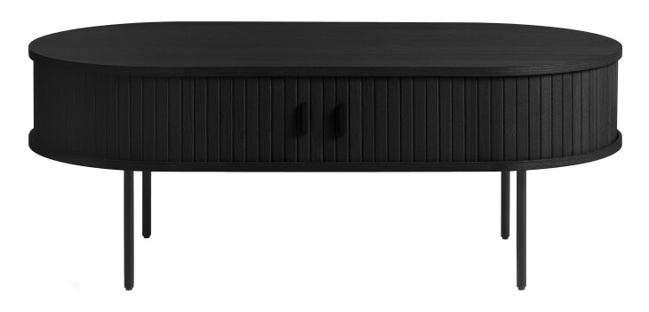 Couchtisch >Nerja< in Schwarz - 120x45x60 (BxHxT)