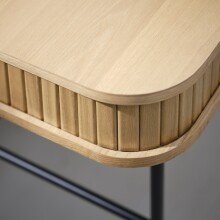 Schreibtisch >Nerja< in Eiche furniert - 120x75x60 (BxHxT)