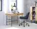 Schreibtisch >Nerja< in Eiche furniert - 120x75x60 (BxHxT)