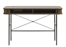 Schreibtisch >Nerja< in Eiche braun furniert - 120x75x60 (BxHxT)