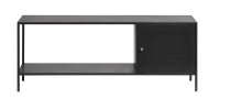 TV-Regal >Malaga< in Schwarz und Gold - 120x45x35 (BxHxT)