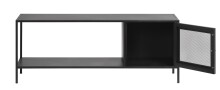 TV-Regal >Malaga< in Schwarz und Gold - 120x45x35 (BxHxT)
