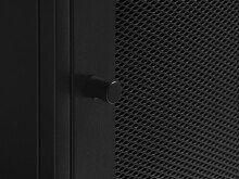 TV-Regal >Malaga< in Schwarz und Gold - 120x45x35 (BxHxT)