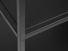 Regal >Malaga< in Schwarz und Gold - 100x80x35 (BxHxT)