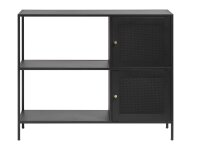 Regal >Malaga< in Schwarz und Gold - 100x80x35 (BxHxT)