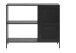 Regal >Malaga< in Schwarz und Gold - 100x80x35 (BxHxT)