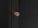 Regal >Malaga< in Schwarz und Gold - 120x80x35 (BxHxT)