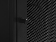 Regal >Malaga< in Schwarz und Gold - 80x135x35 (BxHxT)