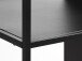 Regal >Malaga< in Schwarz und Gold - 80x180x35 (BxHxT)