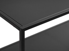 Garderobenschrank >Malaga< in Schwarz und Gold - 90x180x50 (BxHxT)