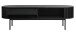 TV-Schrank >Salou< in Schwarz Lackiert - 160x48x45 (BxHxT)