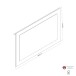 Spiegel >VILLAGE< in Grandson Eiche dunkel - 106,6x70x1,8 (BxHxT)