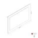 Spiegel >VILLAGE< in Grandson Eiche dunkel - 106,6x70x1,8 (BxHxT)