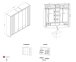 Kleiderschrank >VILLAGE< in Braun aus Holzwerkstoff - 244,3x220x56,2cm (BxHxT)