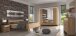 Kleiderschrank >VILLAGE< in Braun aus Holzwerkstoff - 244,3x220x56,2cm (BxHxT)