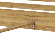 Bett >VILLAGE< in Braun aus Holzwerkstoff - 190,2x88,4x208cm (BxHxT)