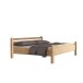 Bett >VILLAGE< in Braun aus Holzwerkstoff - 190,2x88,4x208cm (BxHxT)