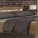 Bett >VILLAGE< in Braun aus Holzwerkstoff - 190,2x88,4x208cm (BxHxT)